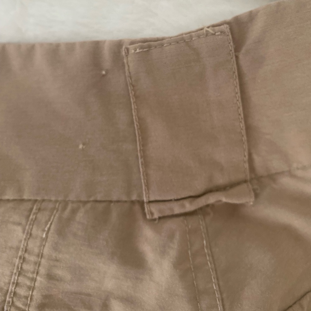 VINTAGE Y2K Khaki Embroidered Low Rise Cargo Pants - Picture 5 of 9